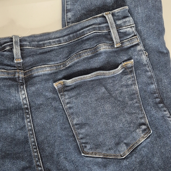 FRAME Le High Straight Leg Jeans - Size 32 / 12 - Picture 7 of 14